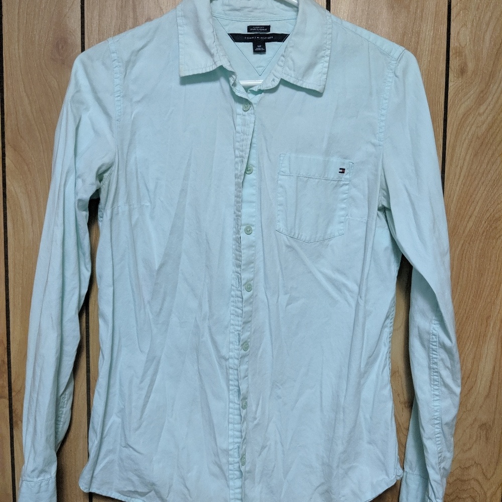 Tommy Hilfiger button up long sleeve.